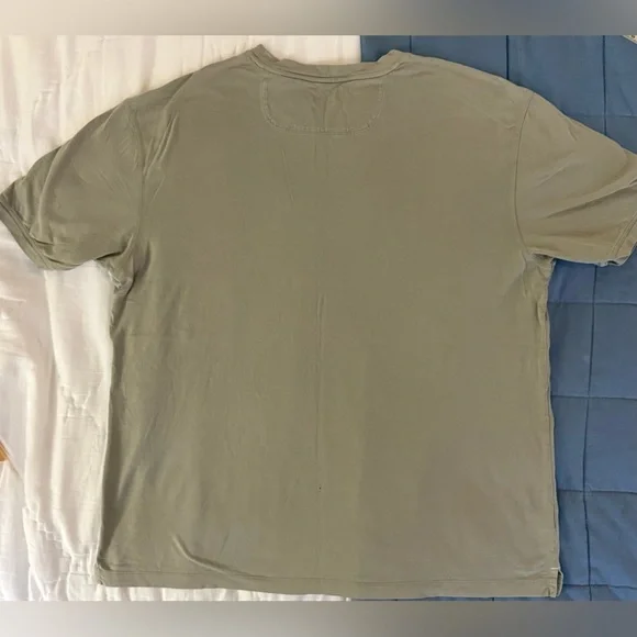 🏝️ Tommy Bahama Pima Cotton Modal Tee XL Sage Green Soft Knit Shirt - Picture 4 of 13
